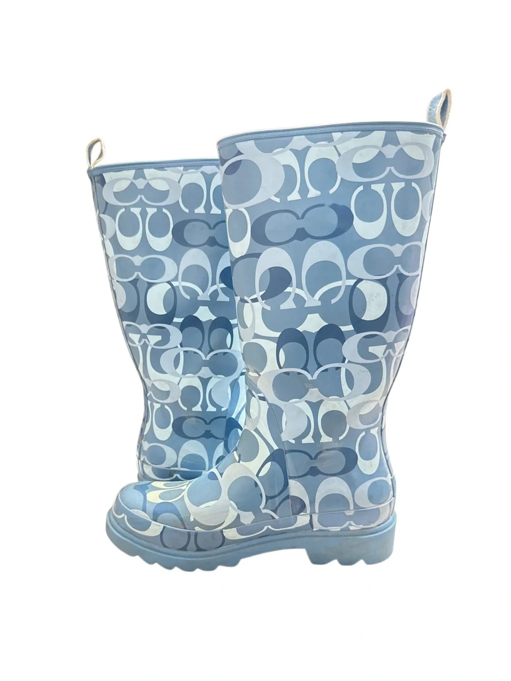 COACH PAISLEY RAINBOOTS Sz.5M